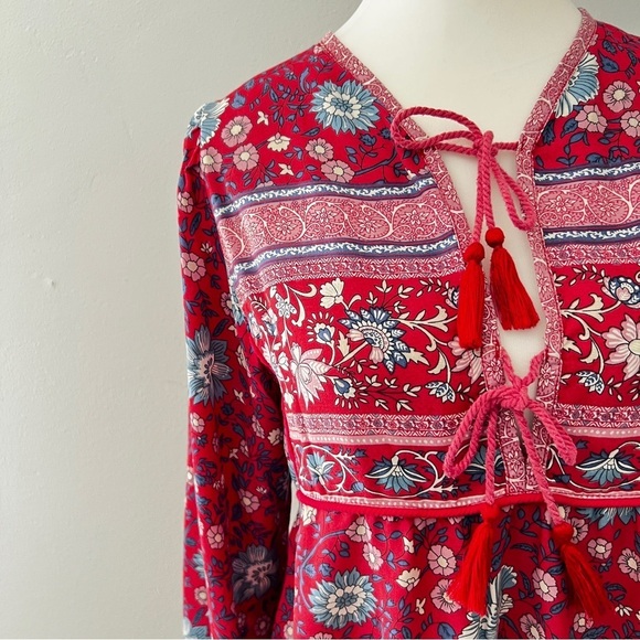 Spell And They Gypsy Folktown Blouse
Wine Vintage Boho Vibe  small - Picture 4 of 16